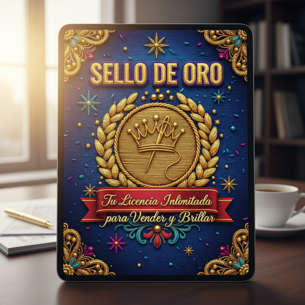 Licencia Comercial 'Sello de Oro': Vende tus creaciones legalmente